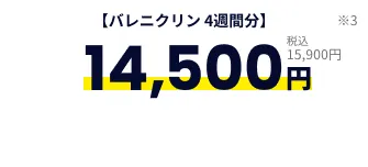 バレニクリン24週間プラン クーポン適用で311円/日～